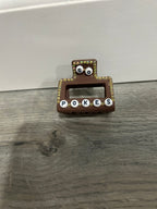 Bedazzled UW Cowboys Claw Clip