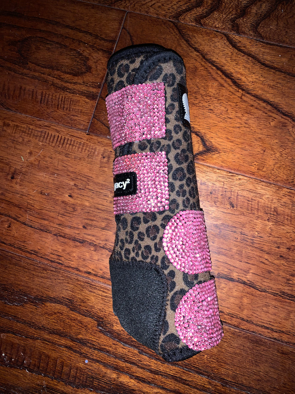 Bedazzled Pink & Cheetah Classic Equine Boots Set